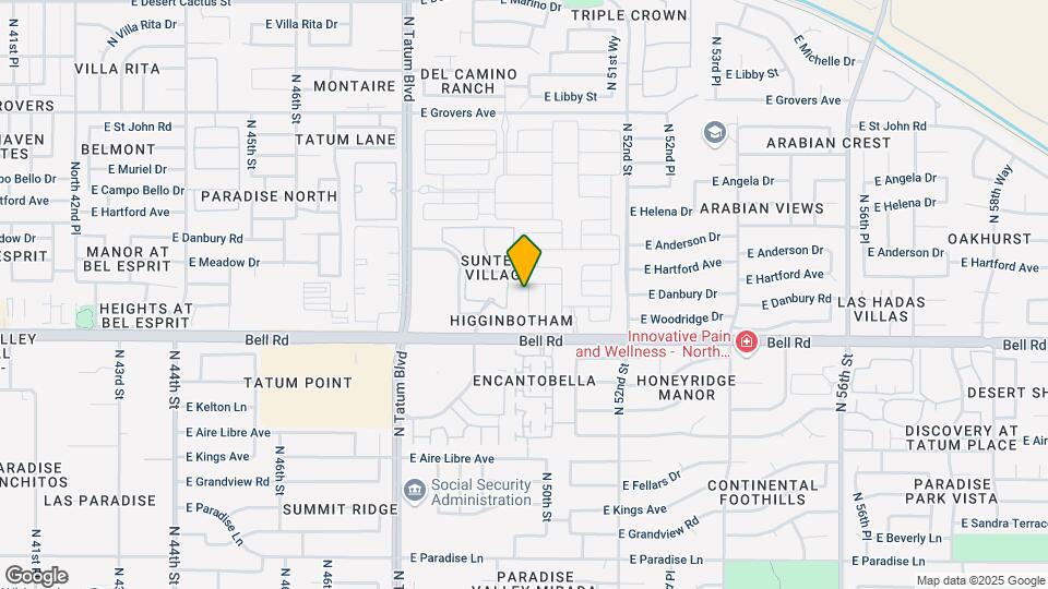 17128 N 50th St Map and Location Details