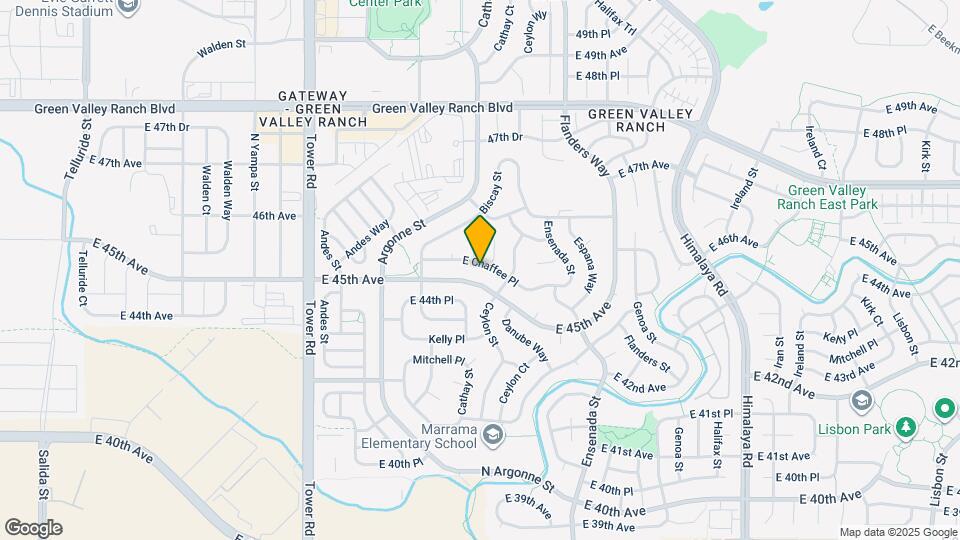 19030 E Chaffee Pl Map and Location Details