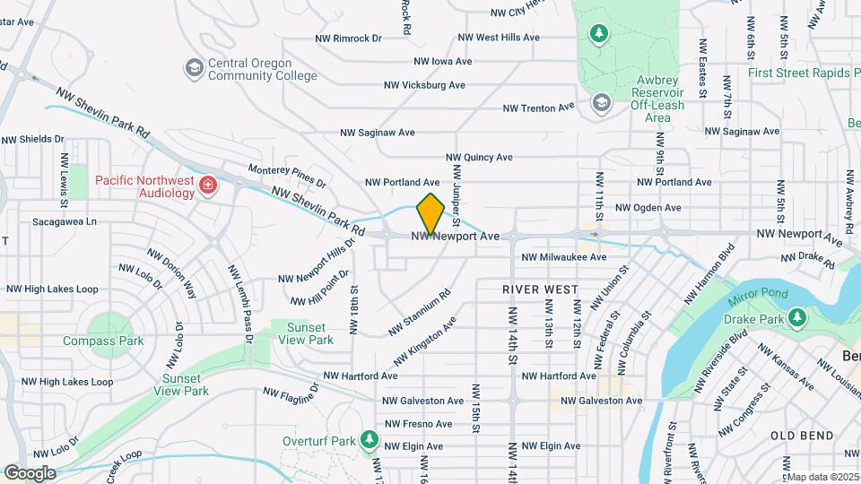1551 NW Newport Ave Map and Location Details