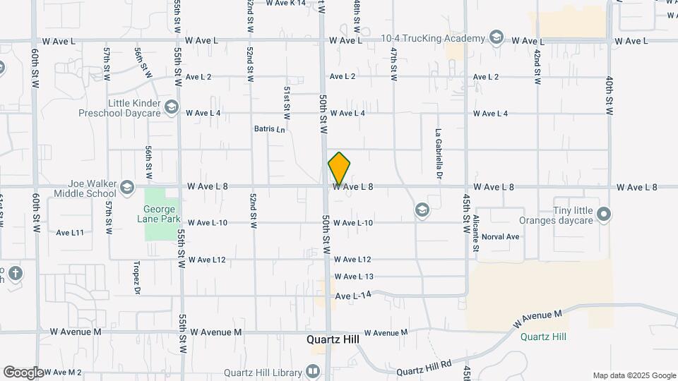 4840 W Avenue L8 Map and Location Details