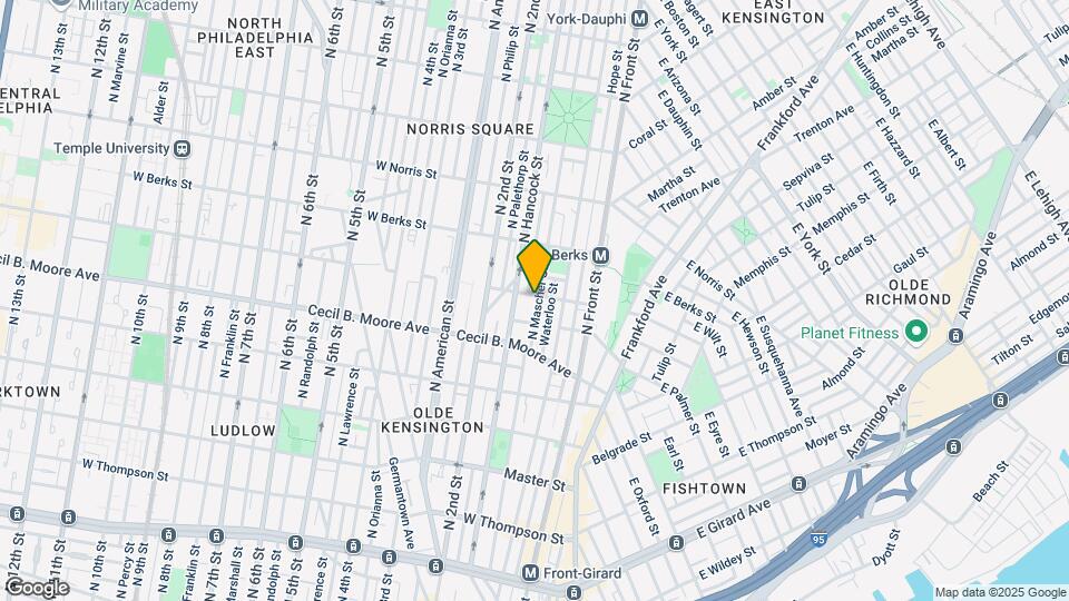 1770 N Mascher St Map and Location Details