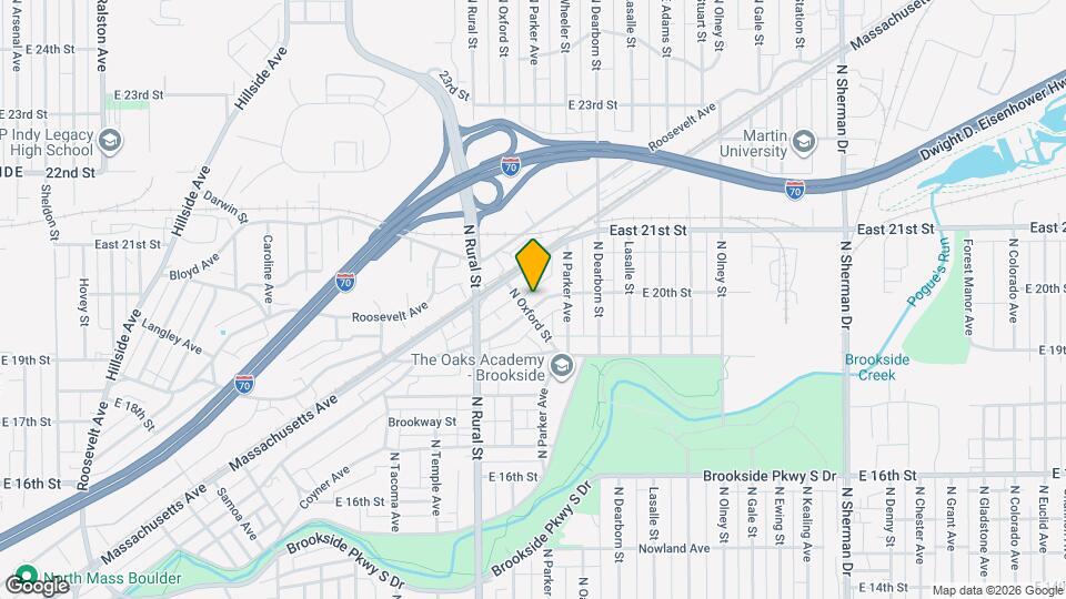 2910 E Brookside Ave Map and Location Details