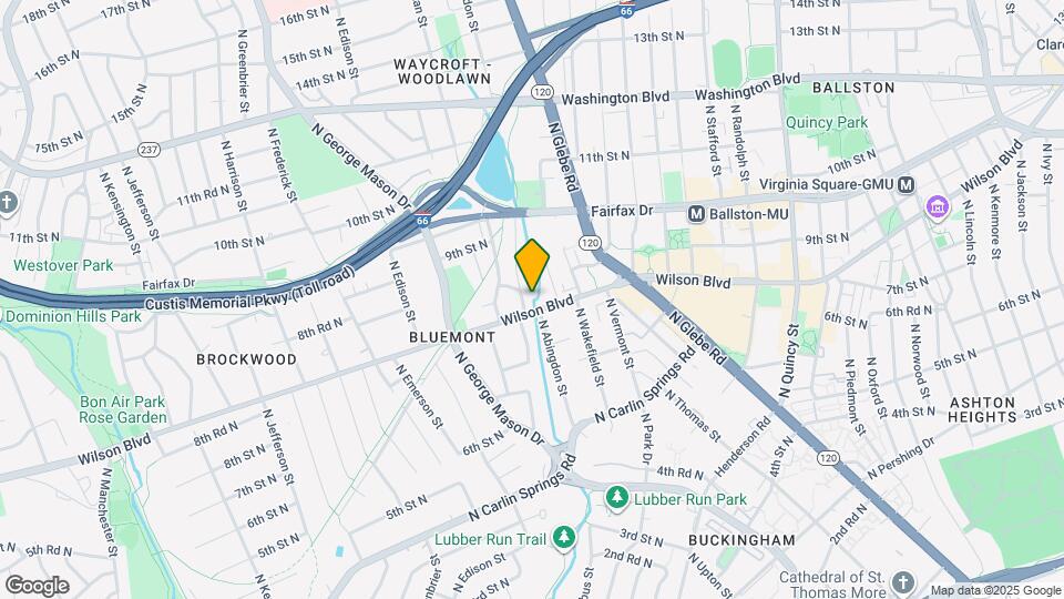 809 N Abingdon St Map and Location Details