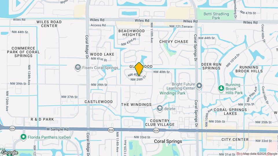 11201 NW 39th Ct Map and Location Details