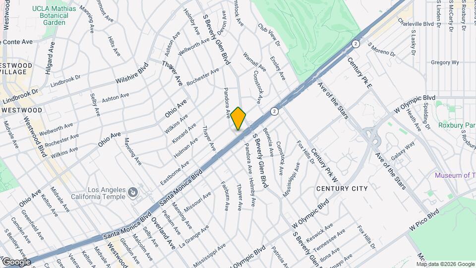 10431 Santa Monica — Modern Luxury Living in Century City Mapa y Detalles de la Ubicación