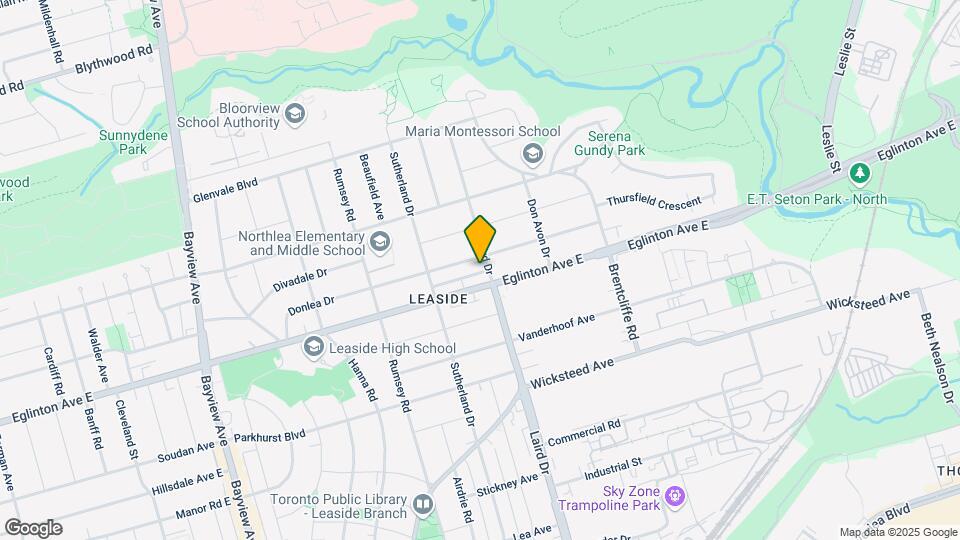 274 Laird Dr Map and Location Details