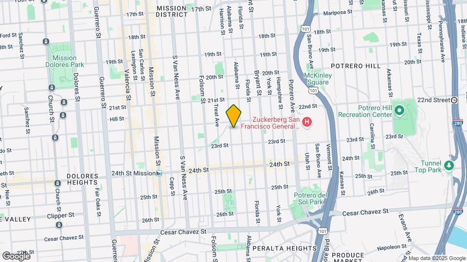 2641 Harrison St Mapa y Detalles de la Ubicación