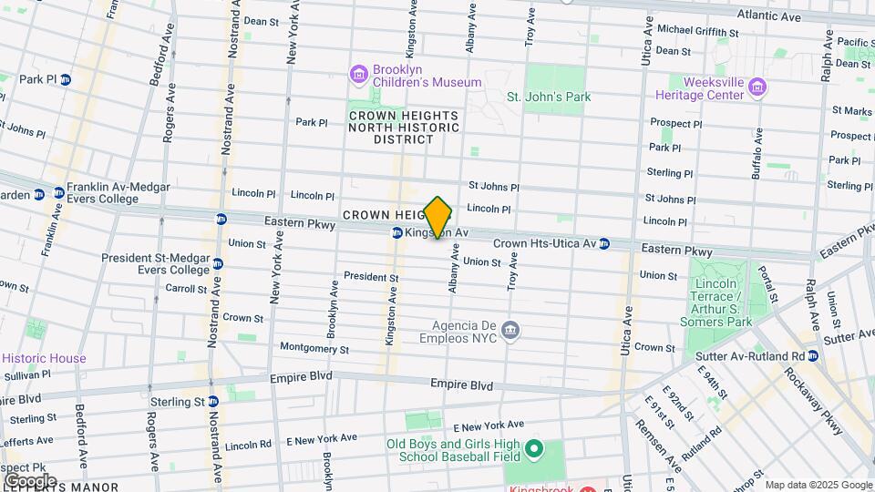 850 Eastern Parkway Mapa y Detalles de la Ubicación