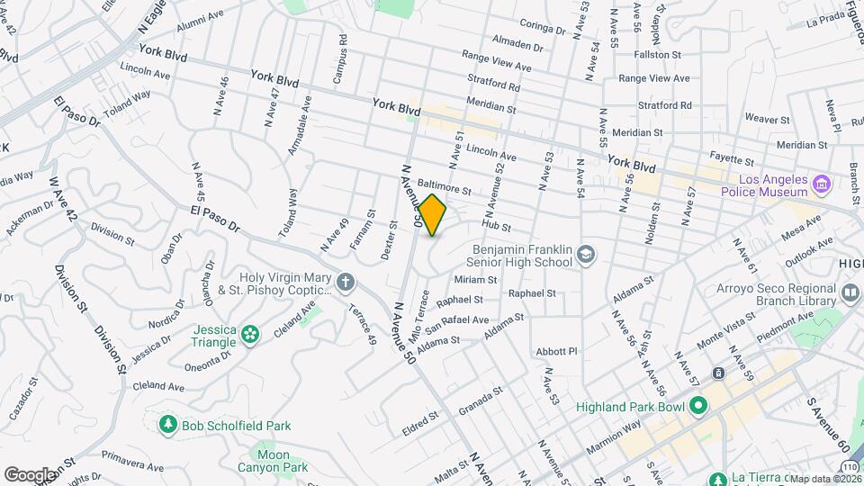 917 N Ave 51 Map and Location Details