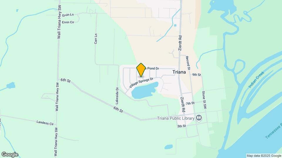 253 Village Springs Dr Map and Location Details