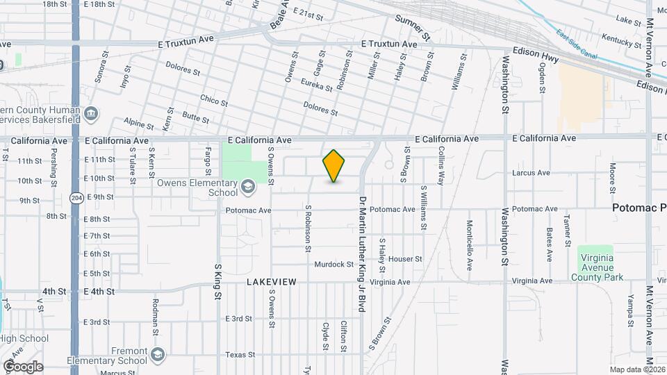 1408 E 9th St Map and Location Details