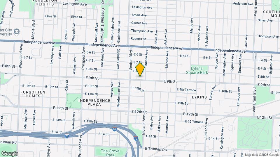 3226 E 9th St Map and Location Details