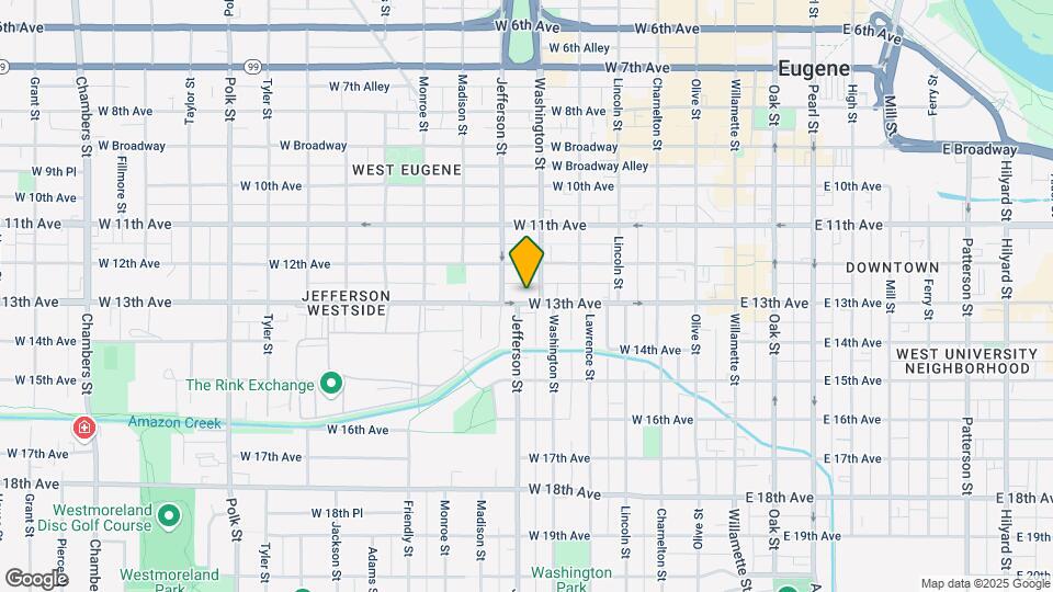 531 W 13th Ave Map and Location Details