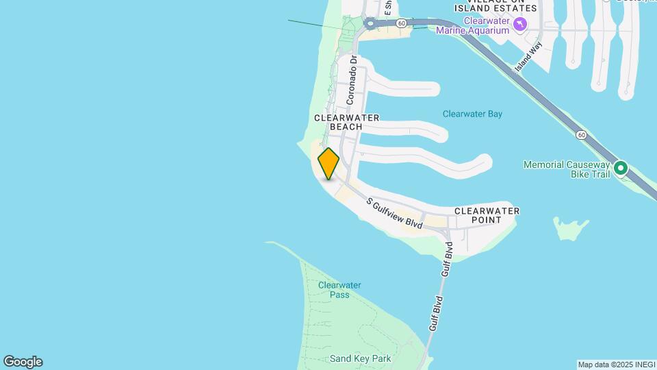 440 S Gulfview Blvd Map and Location Details