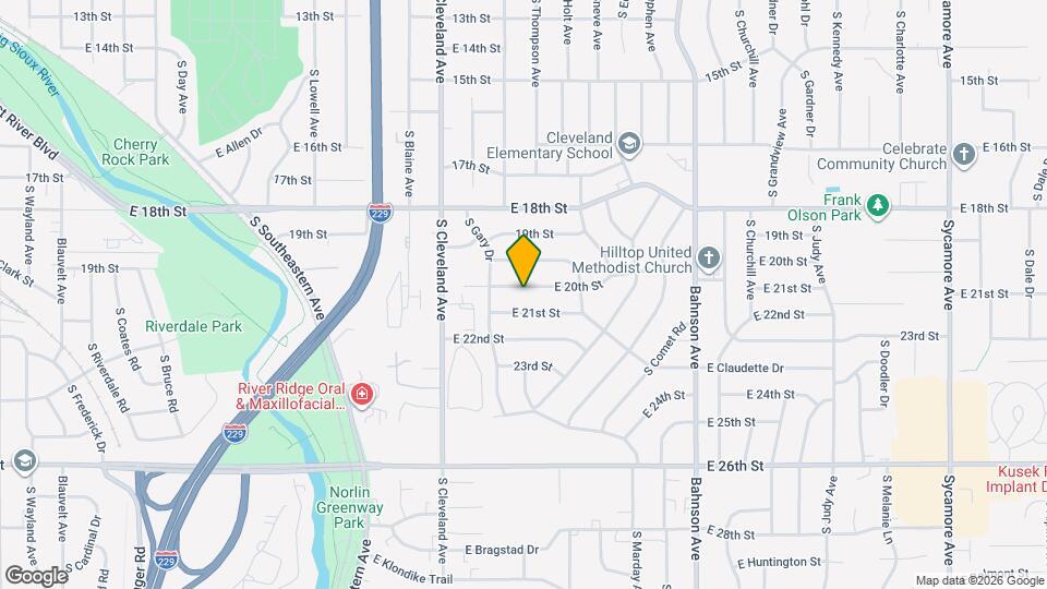 3005 E 20th St Map and Location Details