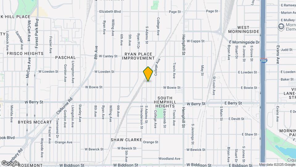 2937 S Adams St Map and Location Details