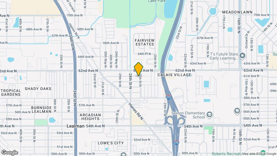 2704 61st Ave N Mapa y Detalles de la Ubicación