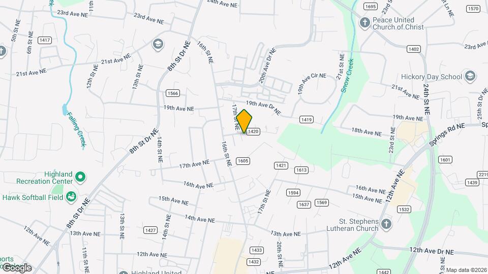 1726 18th Ave NE Map and Location Details