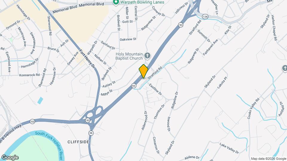 1409 Stratford Rd Map and Location Details