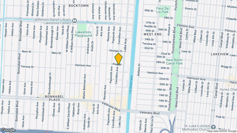 1149 Carrollton Ave Map and Location Details
