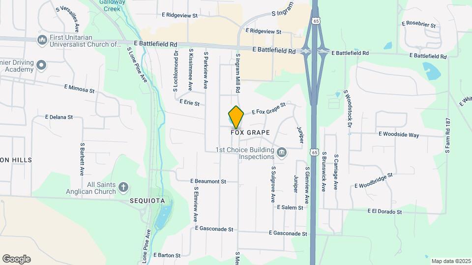 3316 S Hillsboro Ave Mapa y Detalles de la Ubicación