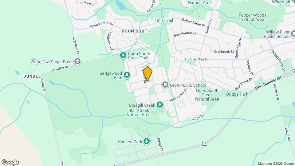 75 Fenside St Map and Location Details