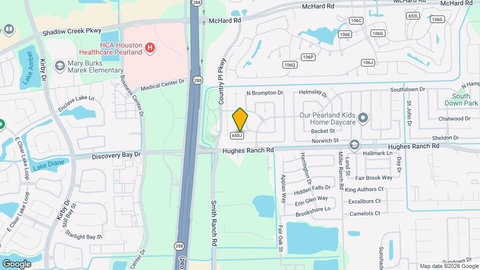 1139 W Brompton Dr Map and Location Details