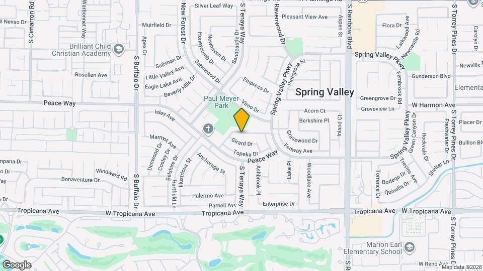 7385 Coffeyville Ave Map and Location Details