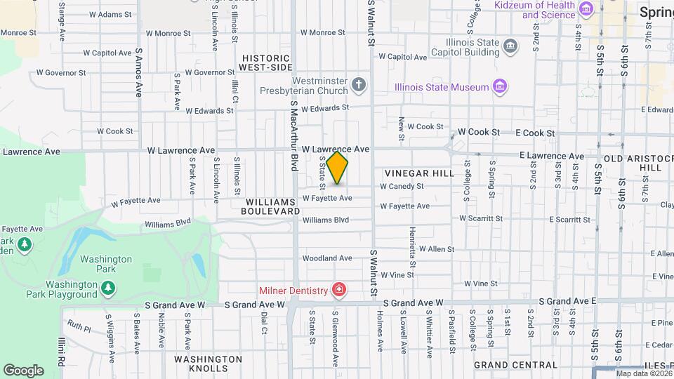 714 W Canedy St Map and Location Details