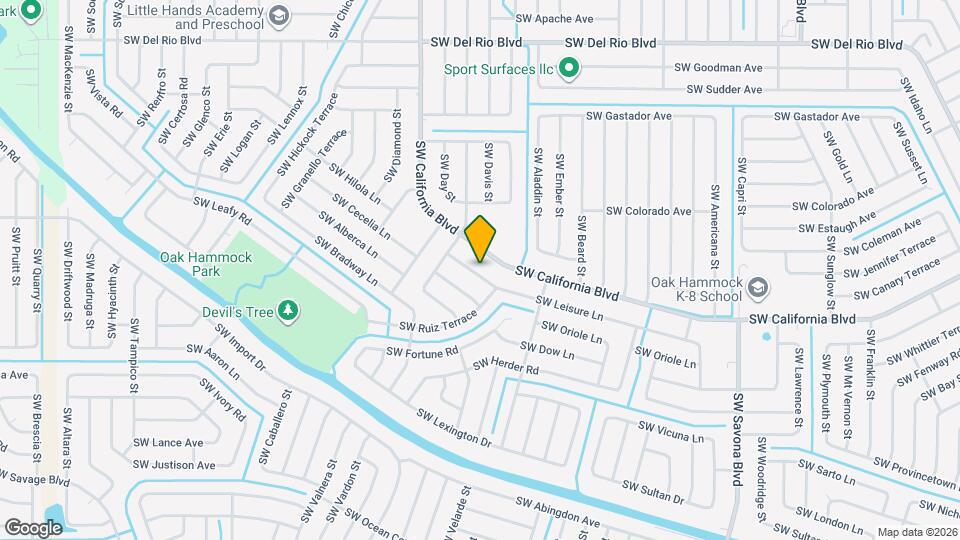 1567 SW Leisure Ln Map and Location Details