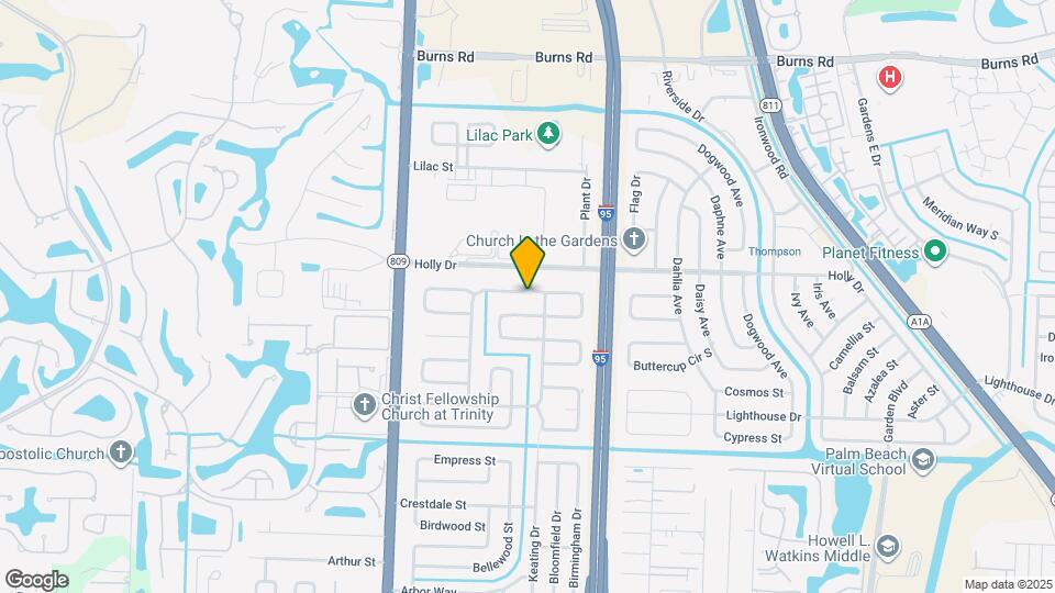 4194 Honeysuckle Ave Map and Location Details