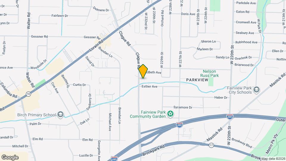 4209 Clague Rd Mapa y Detalles de la Ubicación