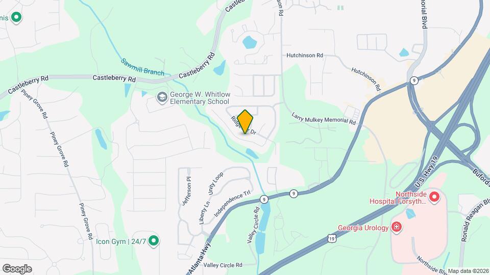 3515 Ridgefair Dr Map and Location Details