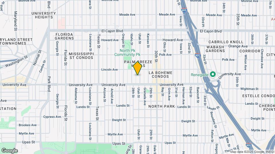 3946 Utah St Map and Location Details