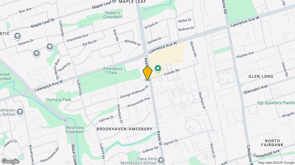 2360 Keele St Map and Location Details