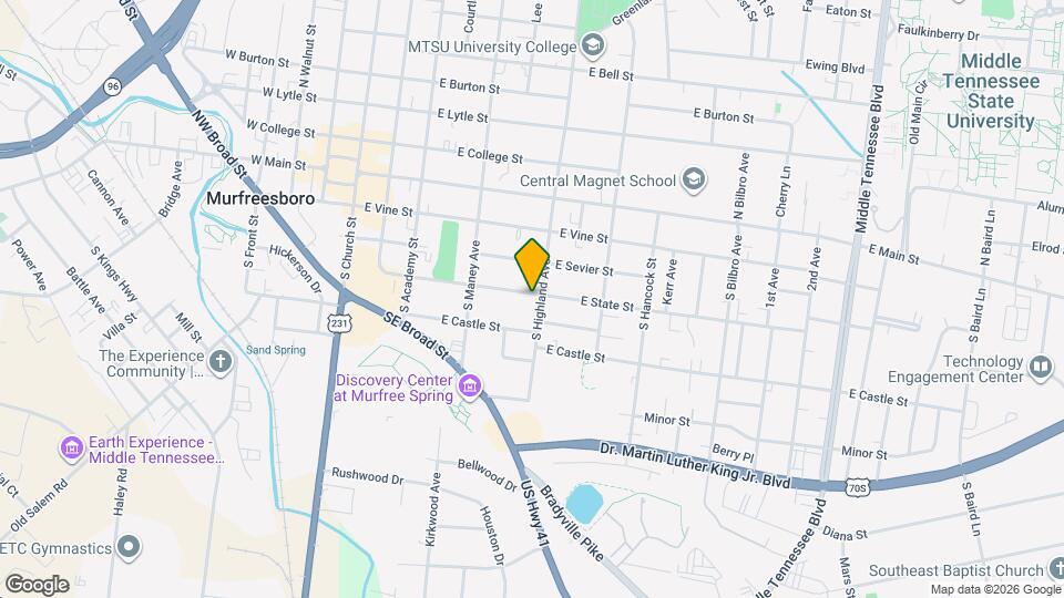 454 E State St Map and Location Details