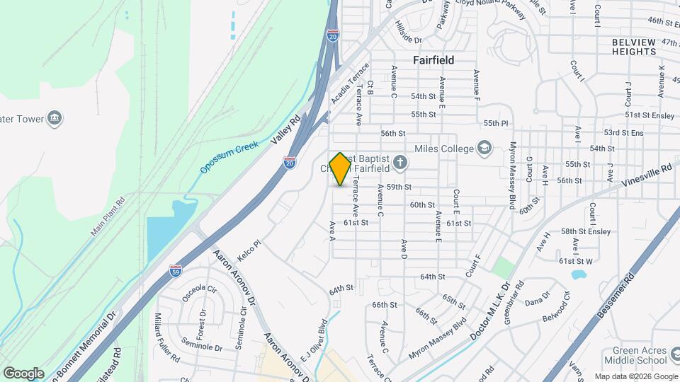 109 59th St Map and Location Details