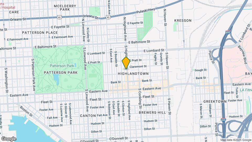 260 S Highland Ave Map and Location Details