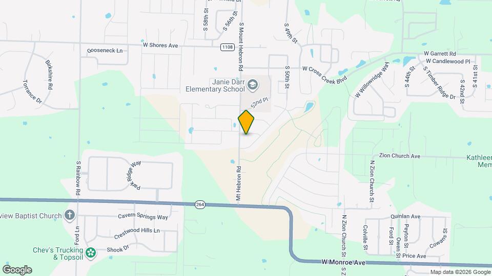 2607 Whispering Woods Ct Map and Location Details