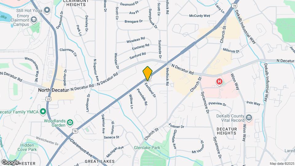 529 Eastland Dr Map and Location Details