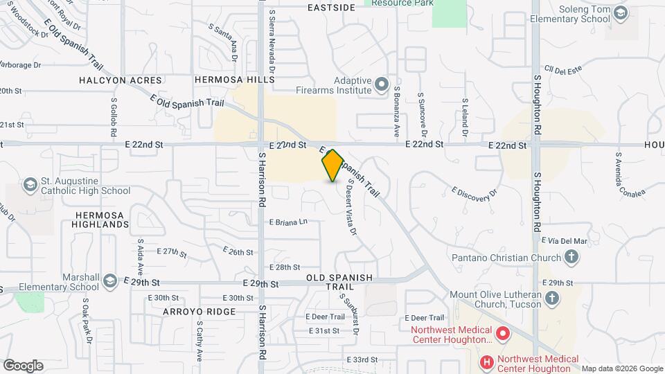 1422 S Moonflower Ln Map and Location Details