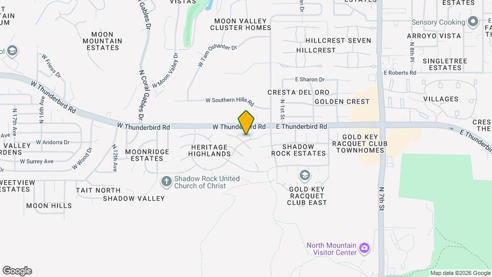 13222 N 1st Ave Map and Location Details