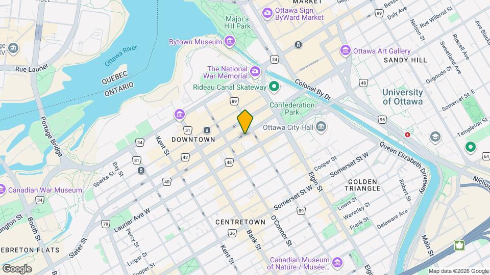 130 Slater St Map and Location Details