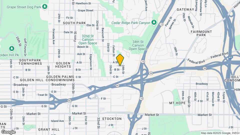 3370 B St Map and Location Details