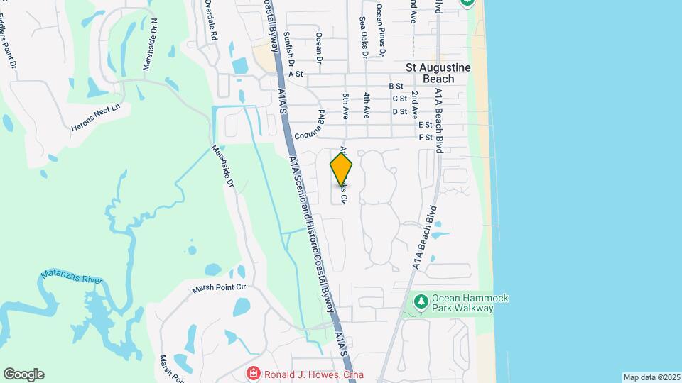 22 Atlantic Oaks Cir Map and Location Details