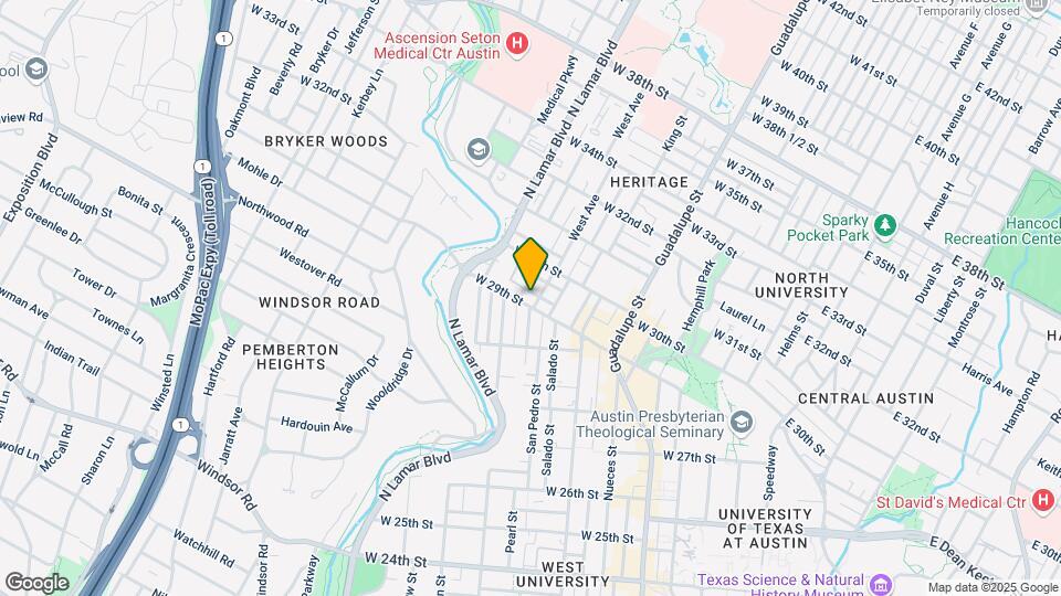 808 W 29th St Map and Location Details