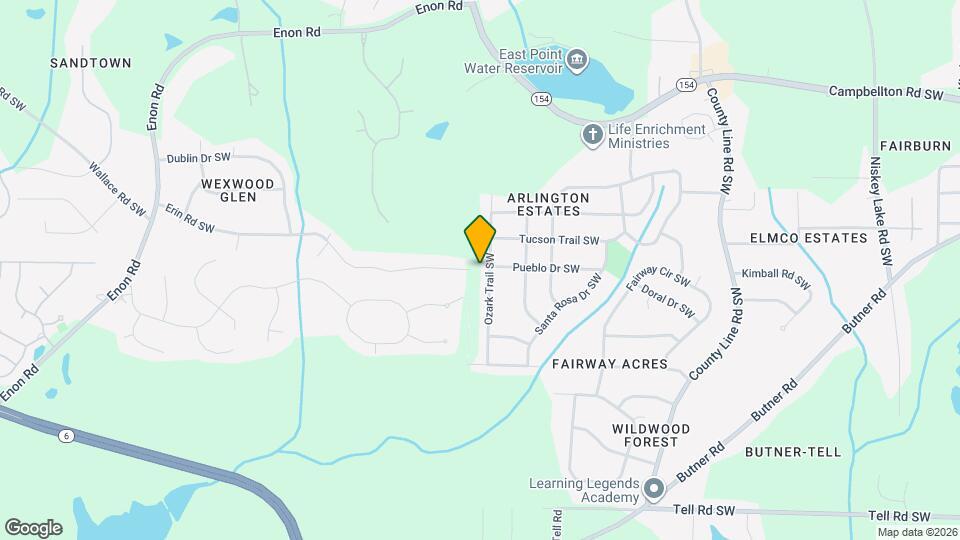 2423 Ozark Trail SW Map and Location Details