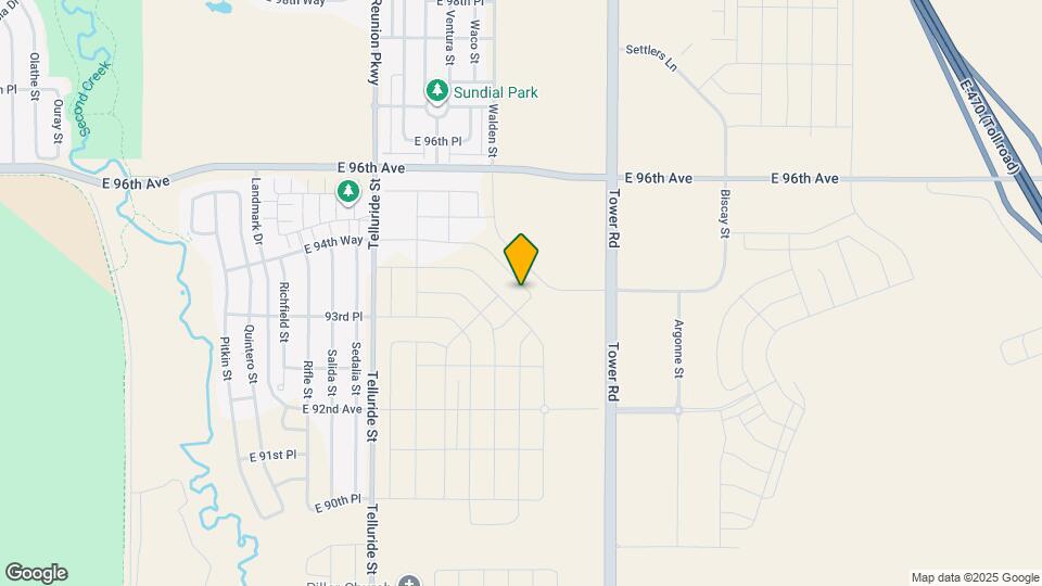 9403 Yampa Ct Map and Location Details