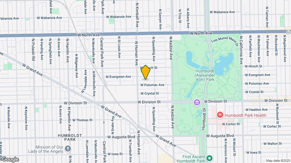 3328 W Potomac Ave Mapa y Detalles de la Ubicación