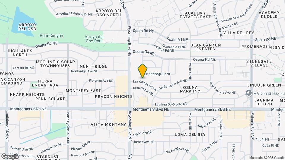 8509 Las Camas Rd NE Map and Location Details